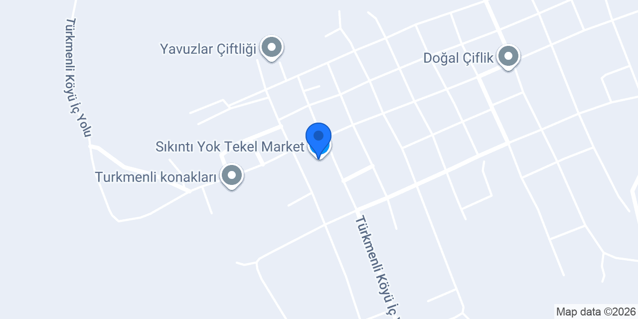 Sıkıntı Yok Tekel Market konumu