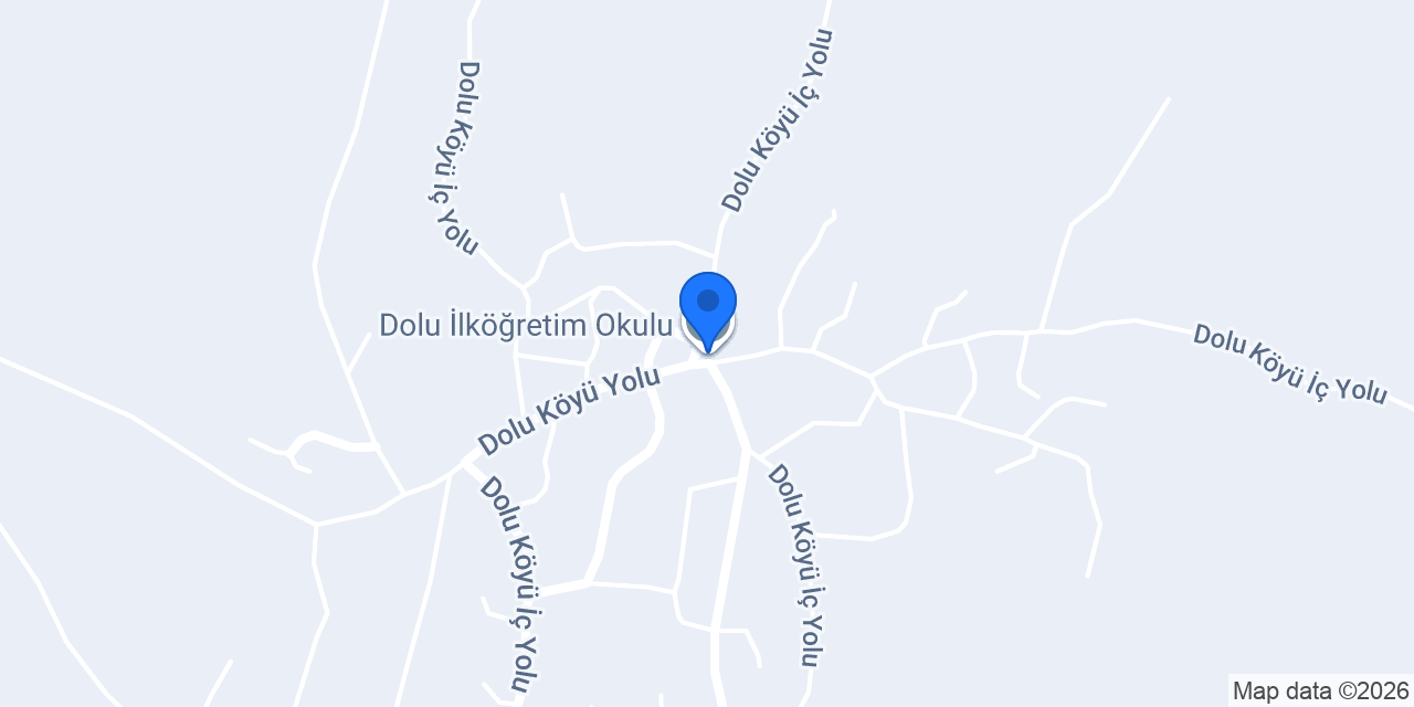 Dolu İlköğretim Okulu konumu