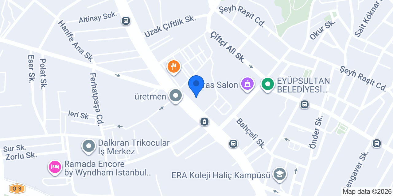 Fıstık Usta Baklava Topçular konumu