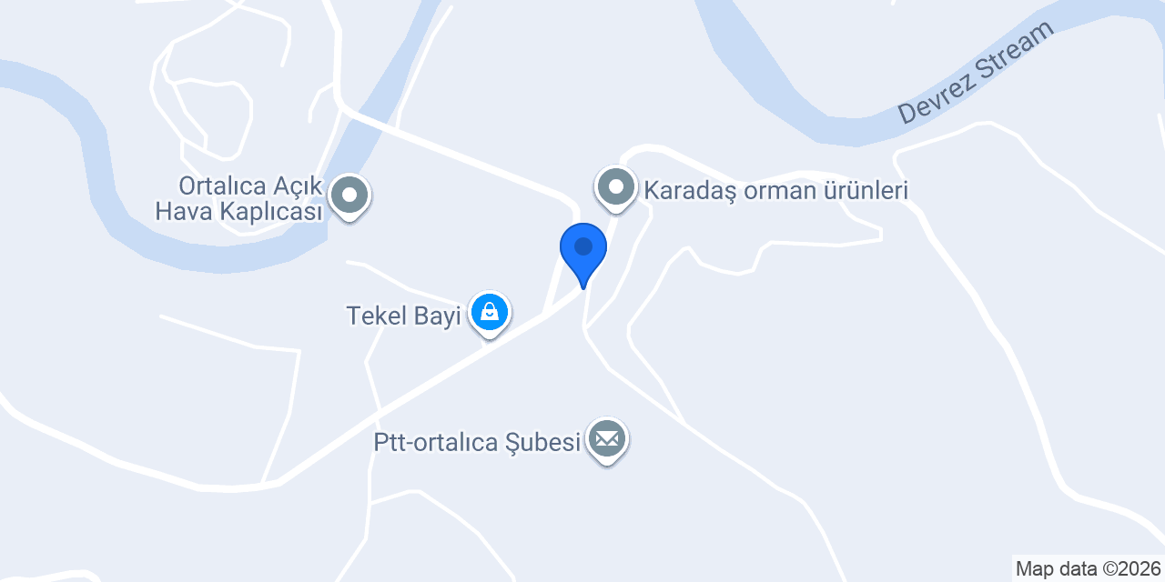 Ortalıca Köyü Muhtarlığı konumu