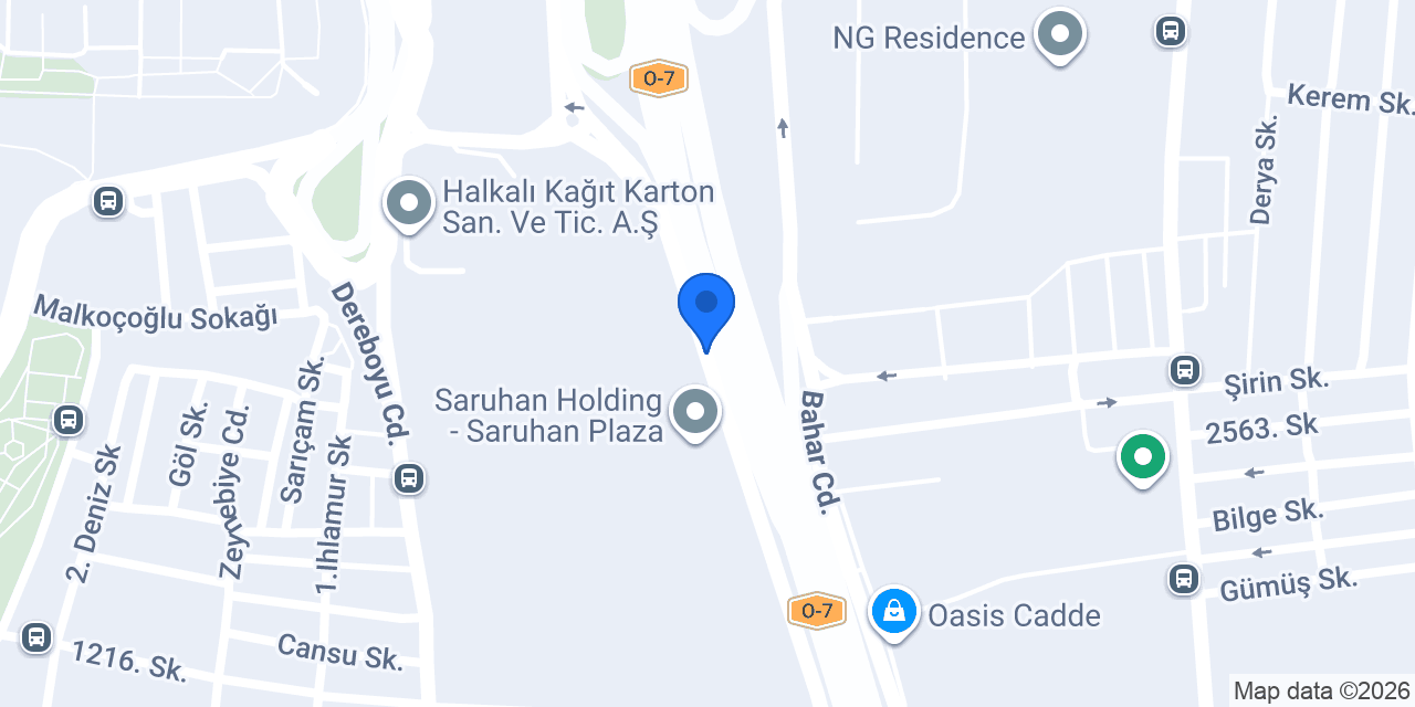 Algida Karsan Halkalı Depo konumu