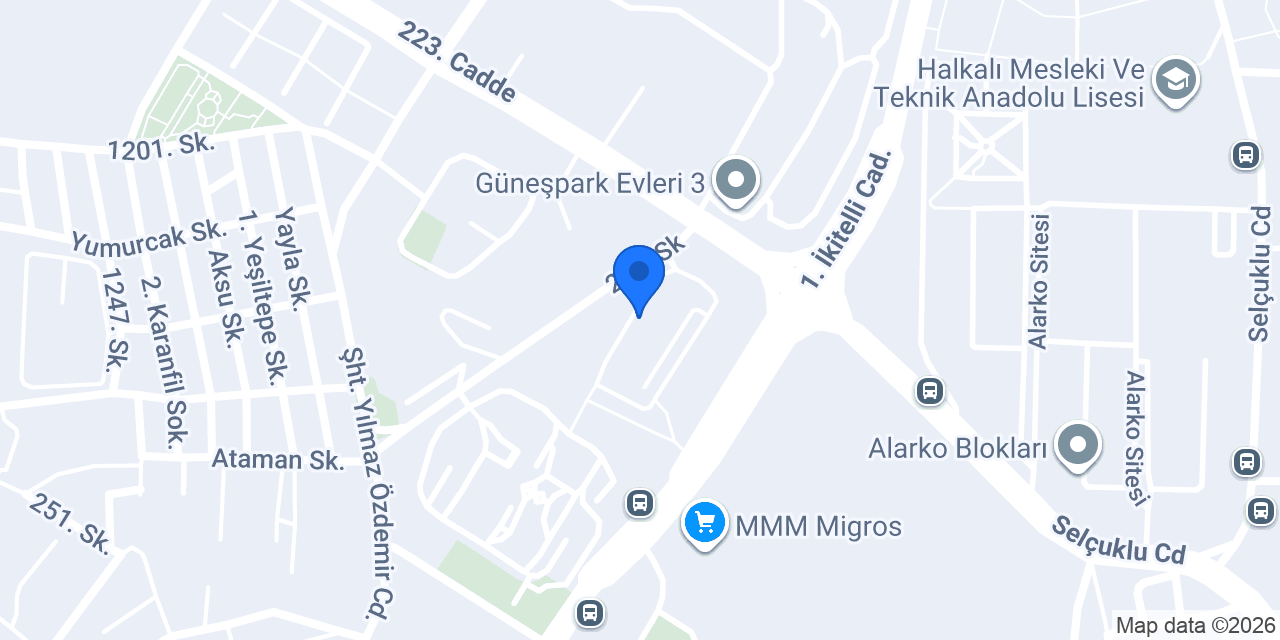 Toki Nilüfer Anaokulu konumu