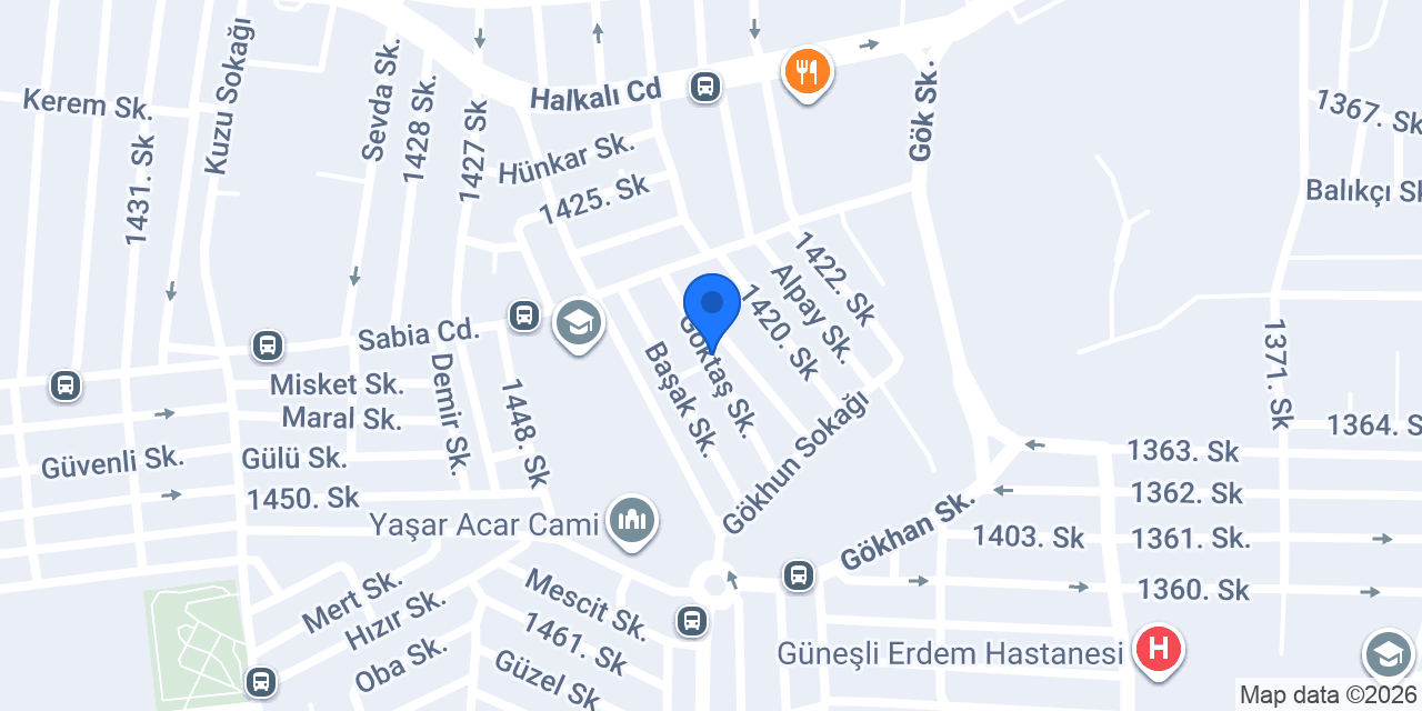 Bağcılar Elektrikçi konumu