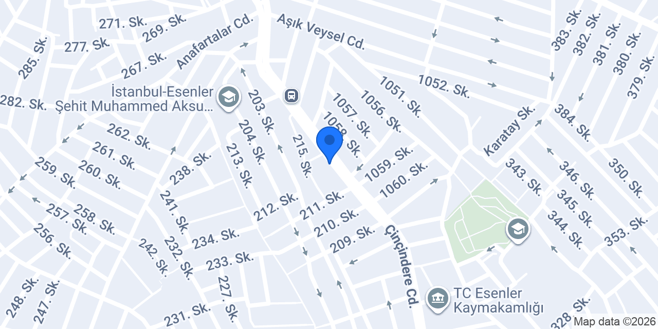 Esenler cilingir anahtar konumu