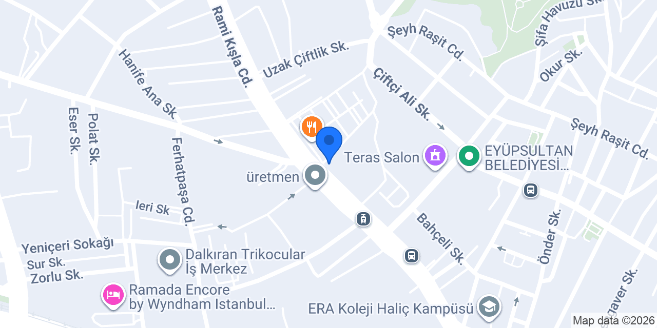 Yurtiçi Kargo Eyüp konumu