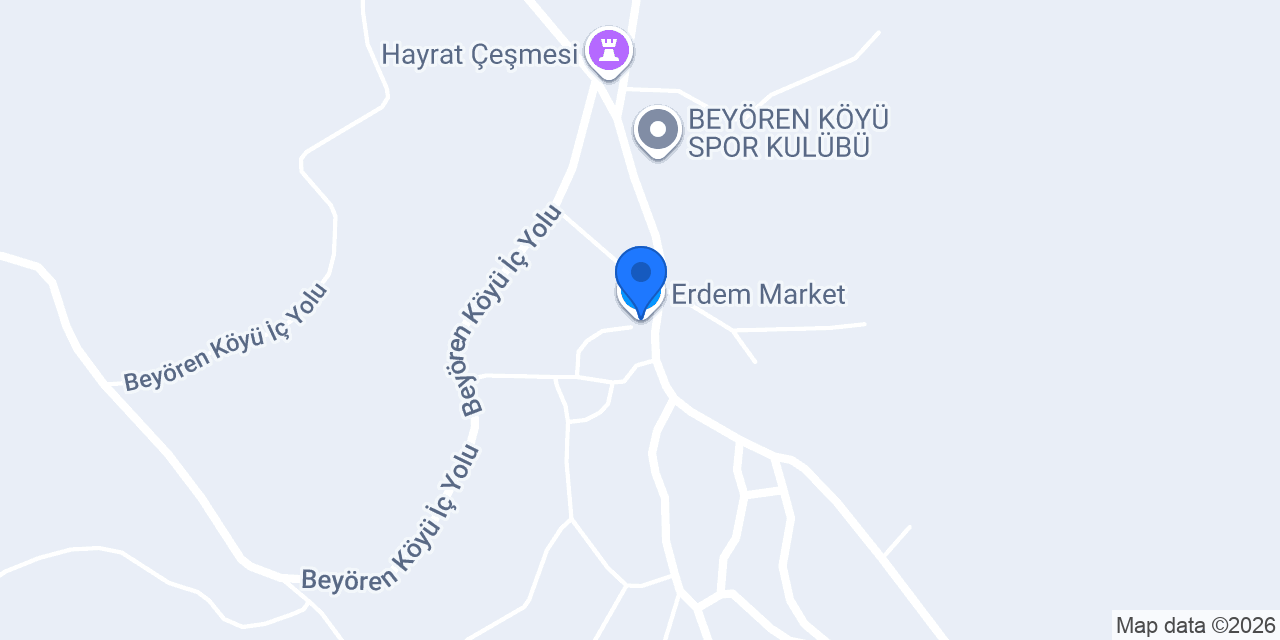 Erdem Market konumu