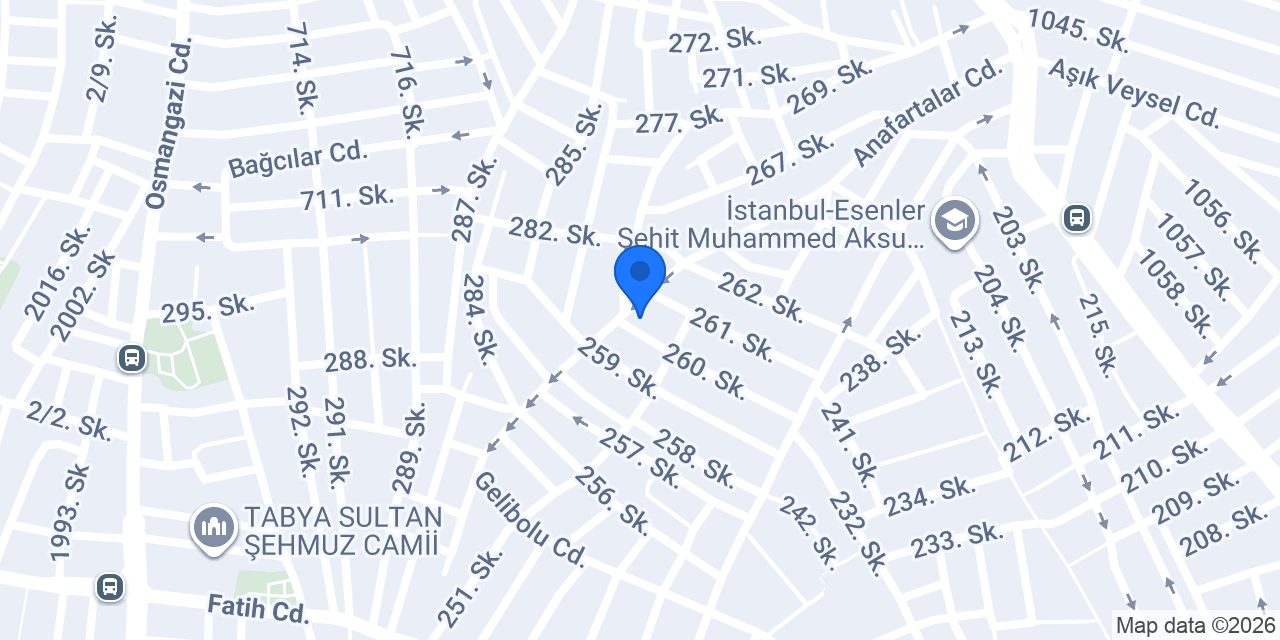 Aykurt Tesisat konumu
