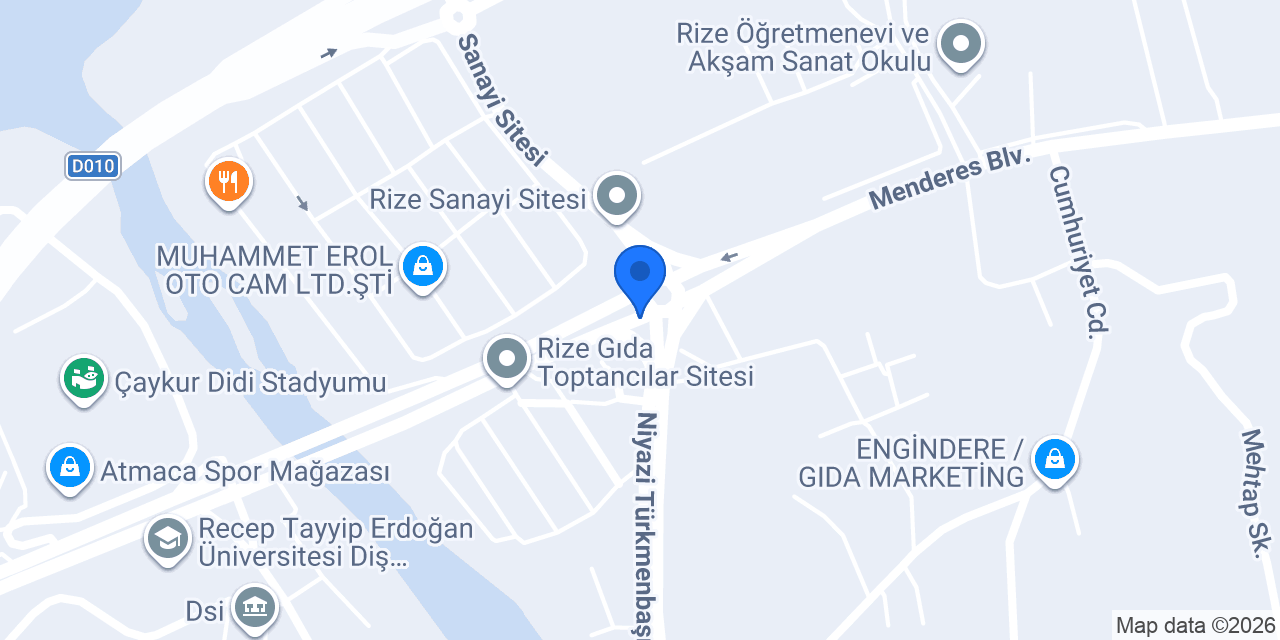 RİZE KOTO SRC KURSU konumu