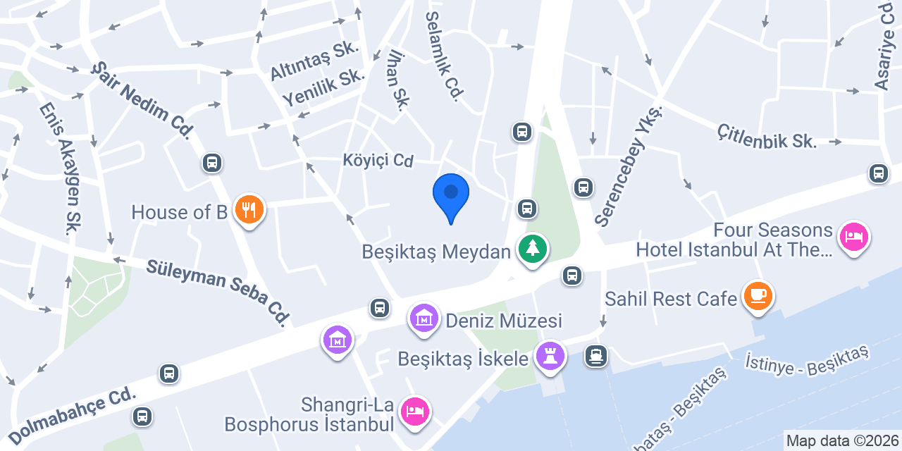 PALMİYE SOKAK CAFE konumu