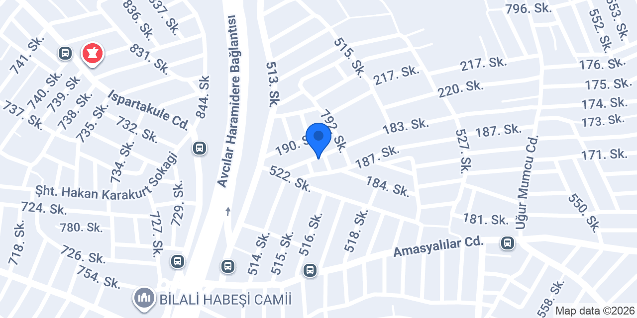 Nilüferhaliyikama konumu