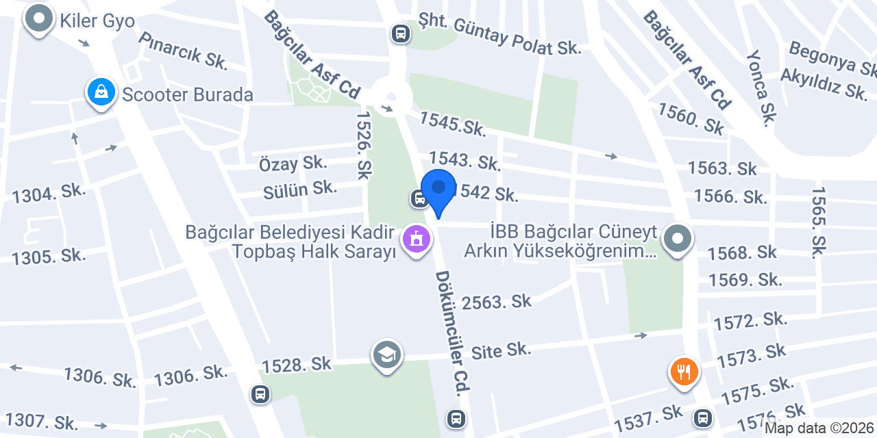 Maraşkdo Dondurma konumu