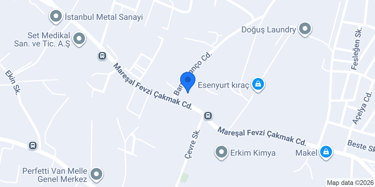 Mepar Metal A.Ş. konumu