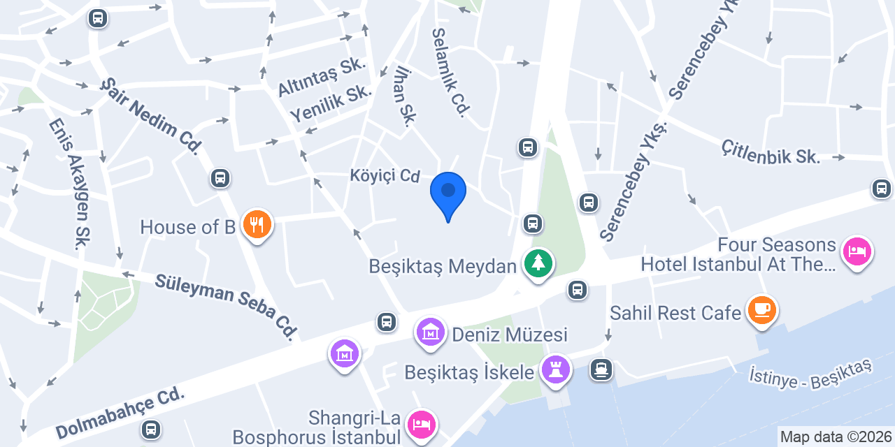 Palmiye Teras Cafe konumu