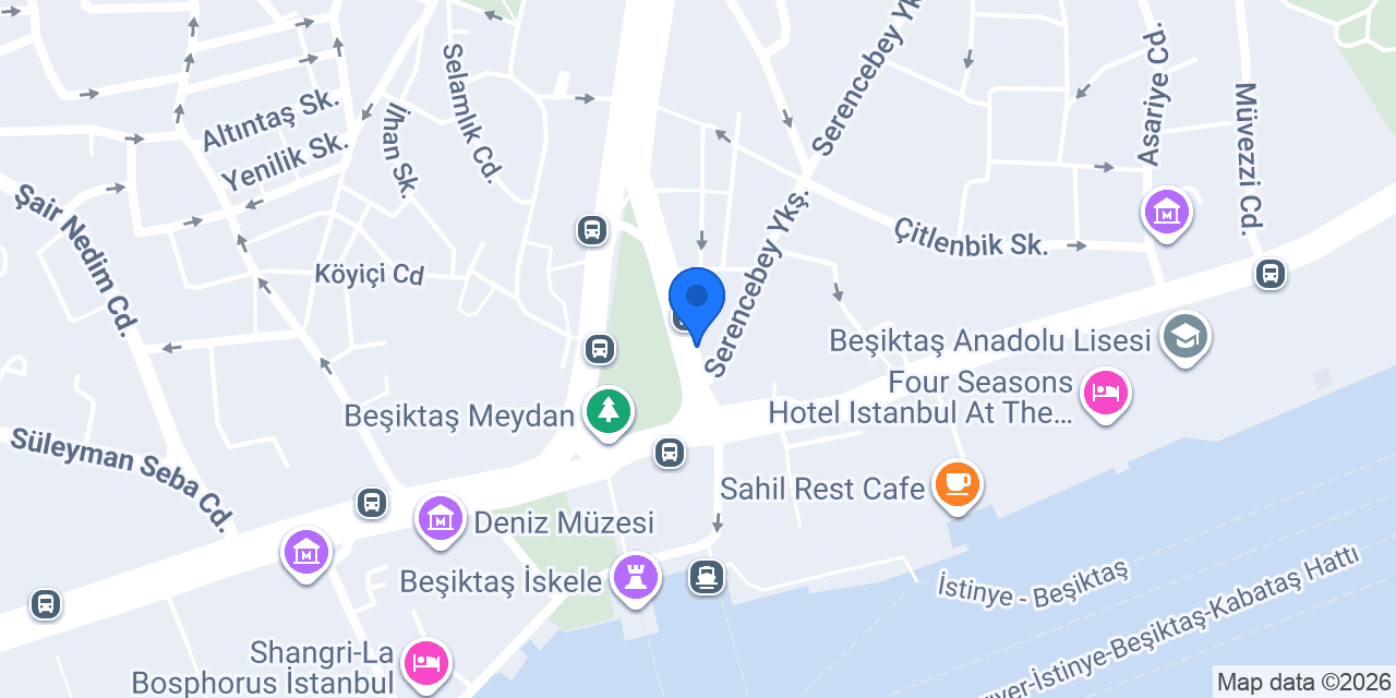 Atölye Eğitim Beşiktaş konumu