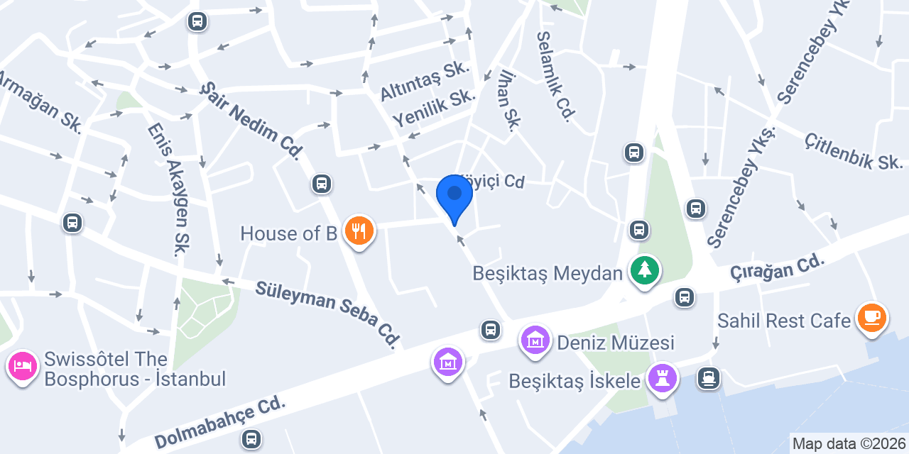 QNB Beşiktaş Şubesi konumu