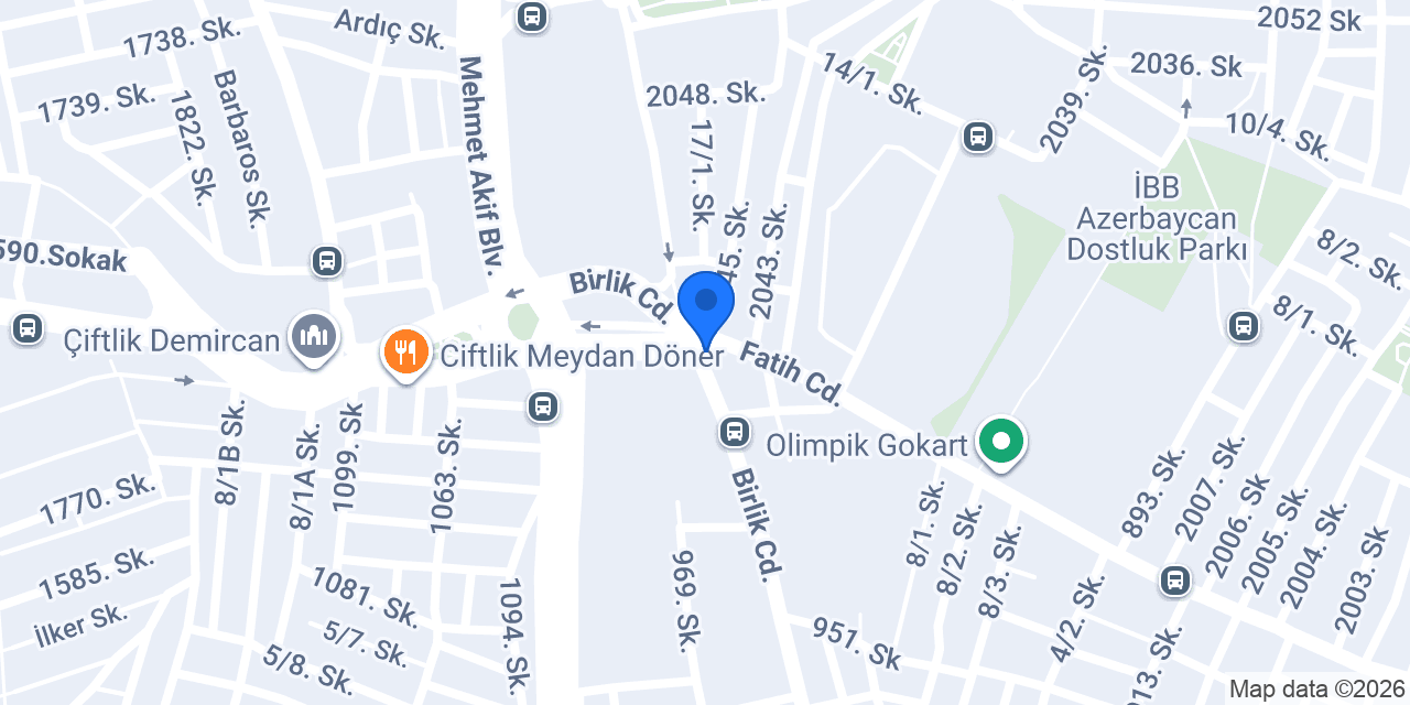 Çınar Börekçisi konumu