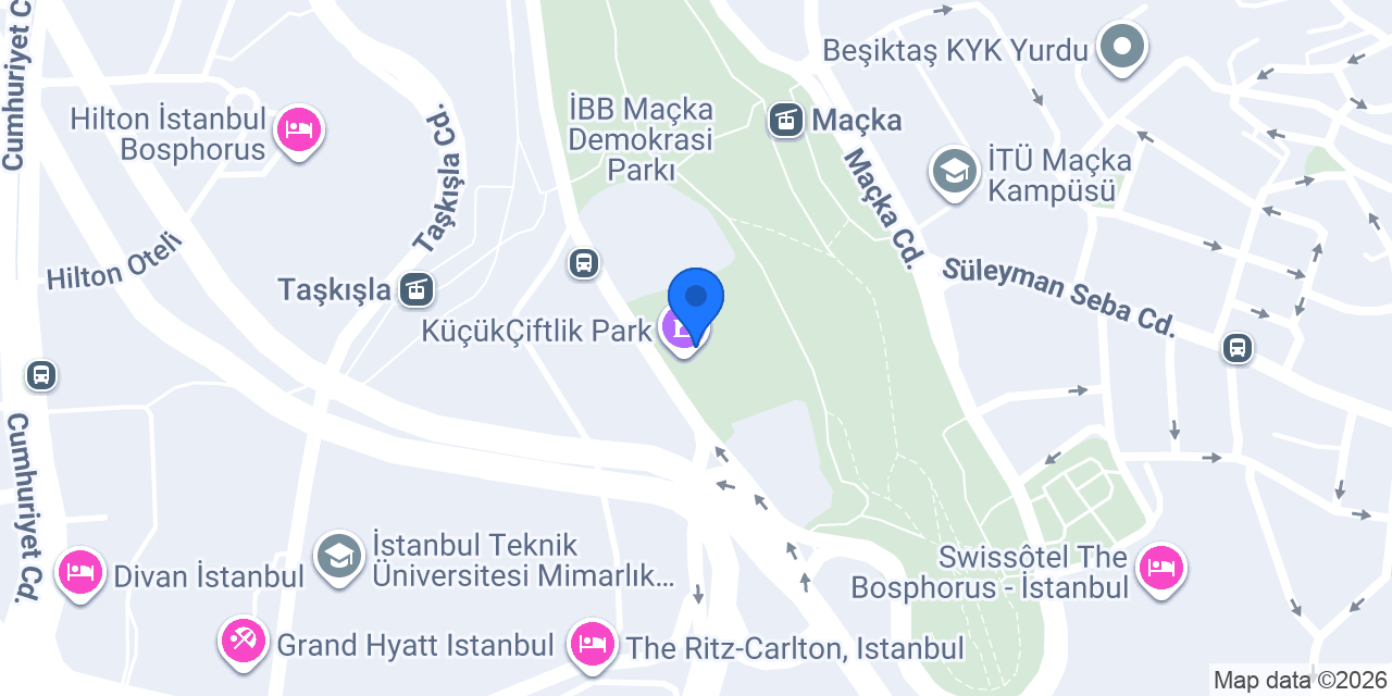 Blok Mekan Maçka konumu