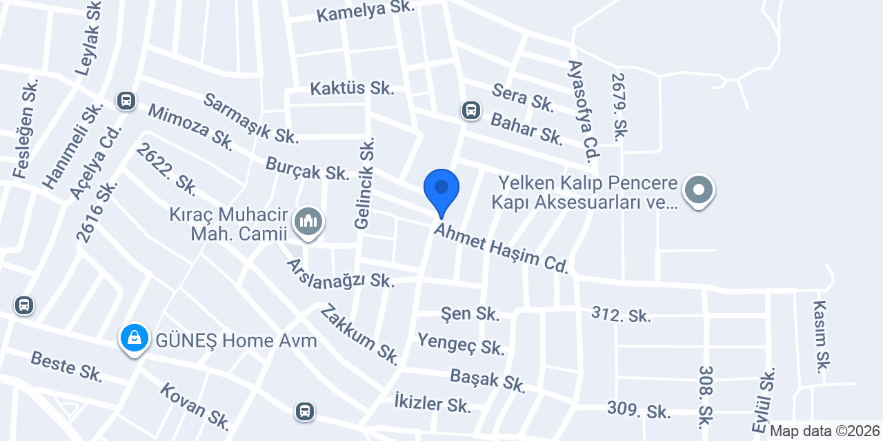 Urfa kebap evi konumu