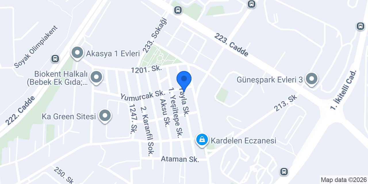 Sancar dekorasyon konumu