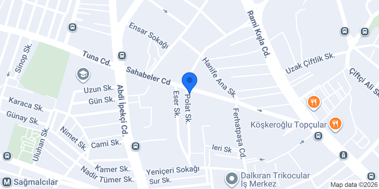 Baysan Endüstriyel Mutfak konumu