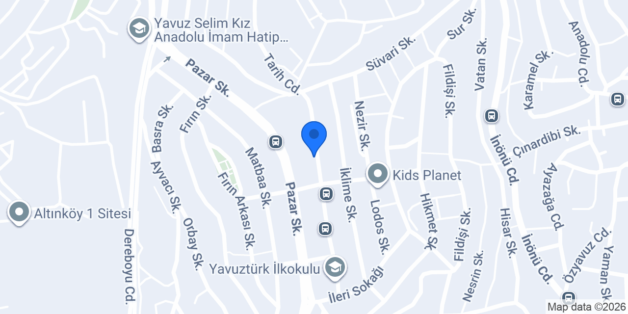 Formet Çelik Kapı konumu