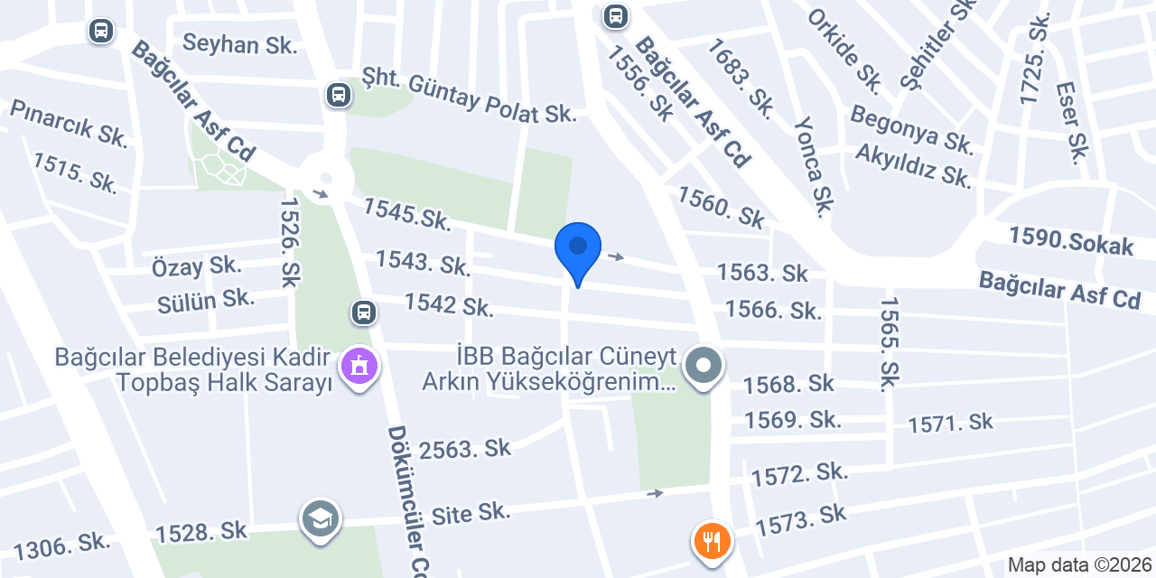 Baklavacı Hüseyin usta konumu