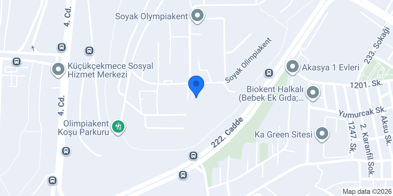 Halkalı İsabet Okulları konumu
