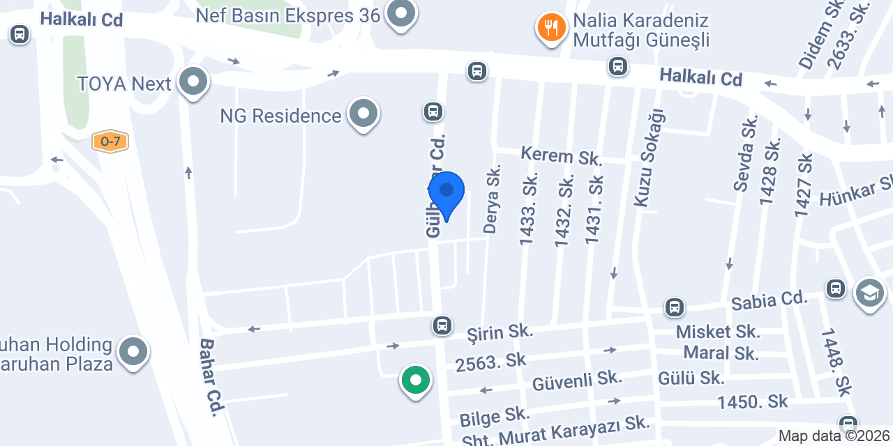 Ceren Tasarım konumu
