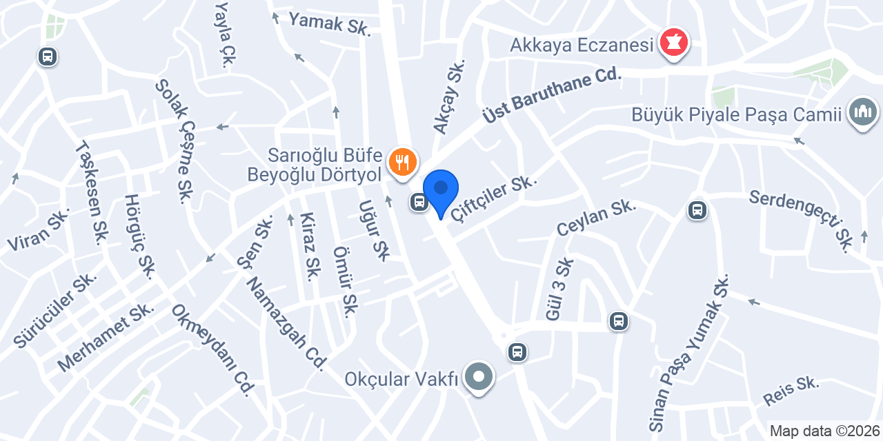 Altan Ticaret konumu