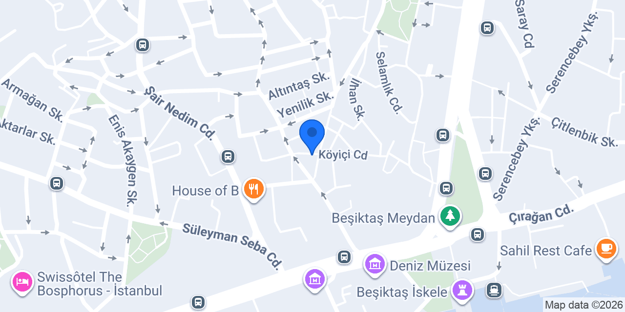 No5 Beşiktaş konumu