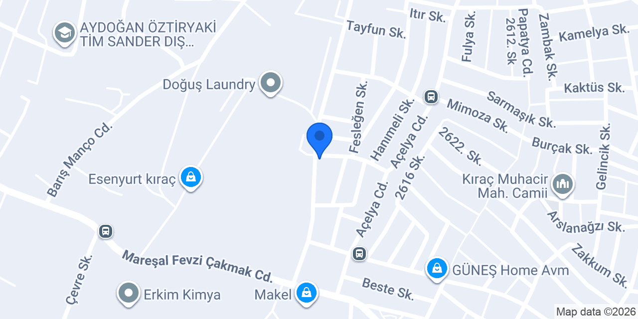 Cocteylim TEKEL konumu