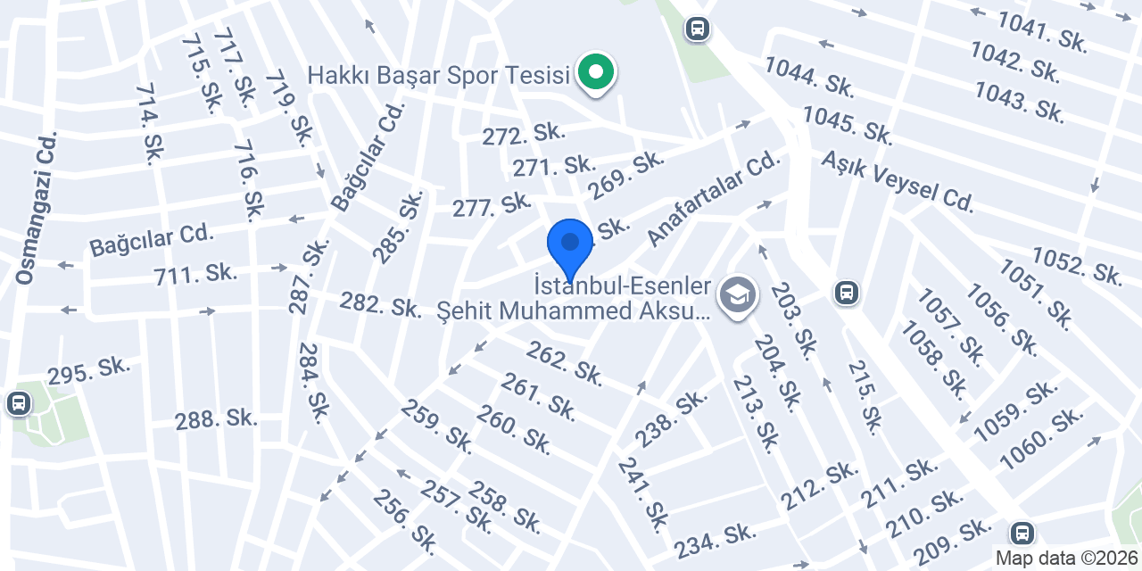 Kameralı Mustesisat konumu