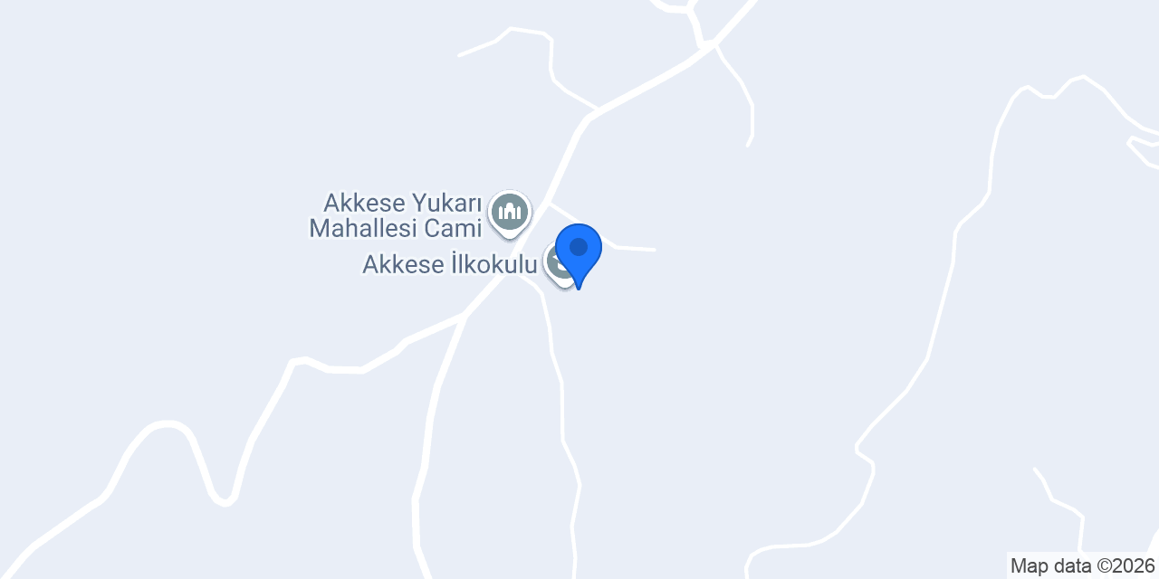 Akkese İlkokulu konumu