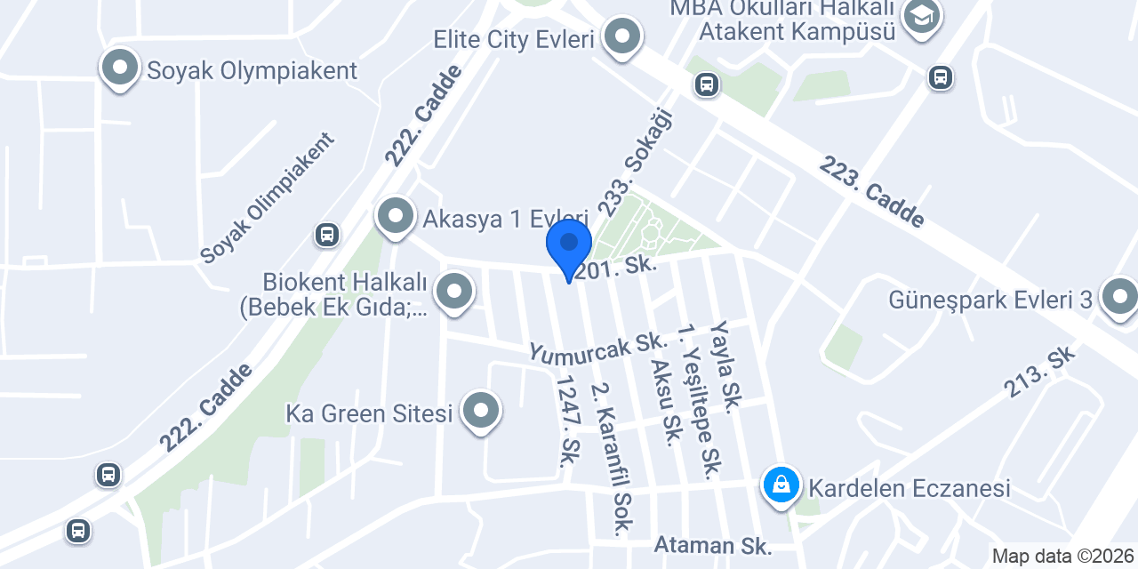 Nane Limon Eczanesi konumu