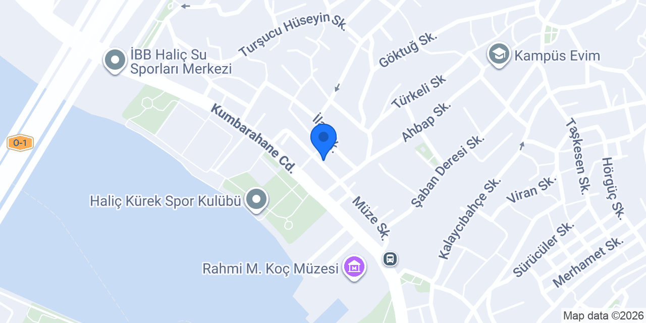 Özel Mavi Haliç Anaokulu konumu