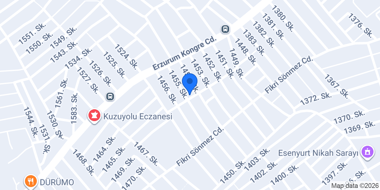 Yeşim Yapı İnşaat konumu