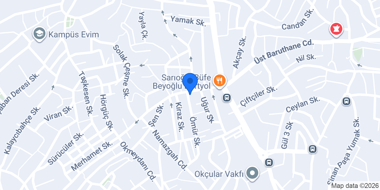 Modern Fırın konumu