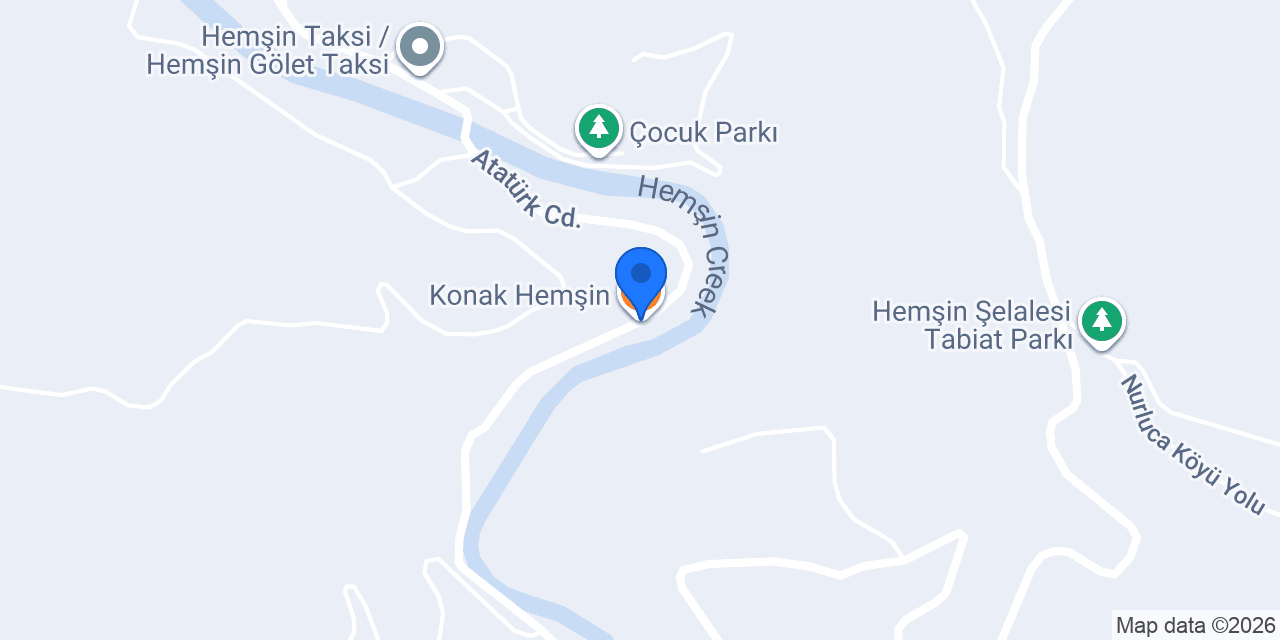 Konak Hemşin konumu
