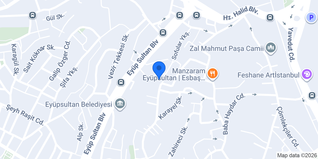 Eyüpsultan Su Tesisatı konumu