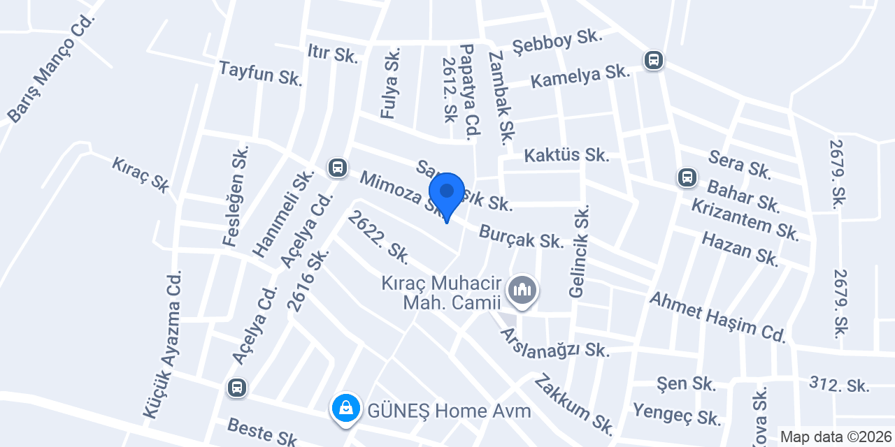 Damak Et konumu