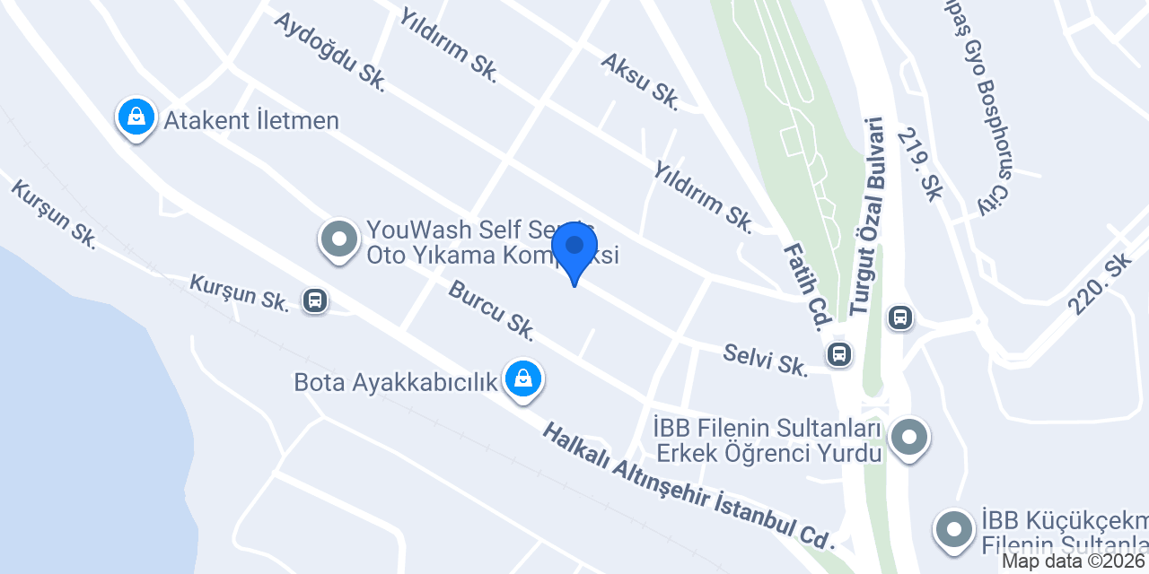 Küçükçekmece Halı Yıkama konumu