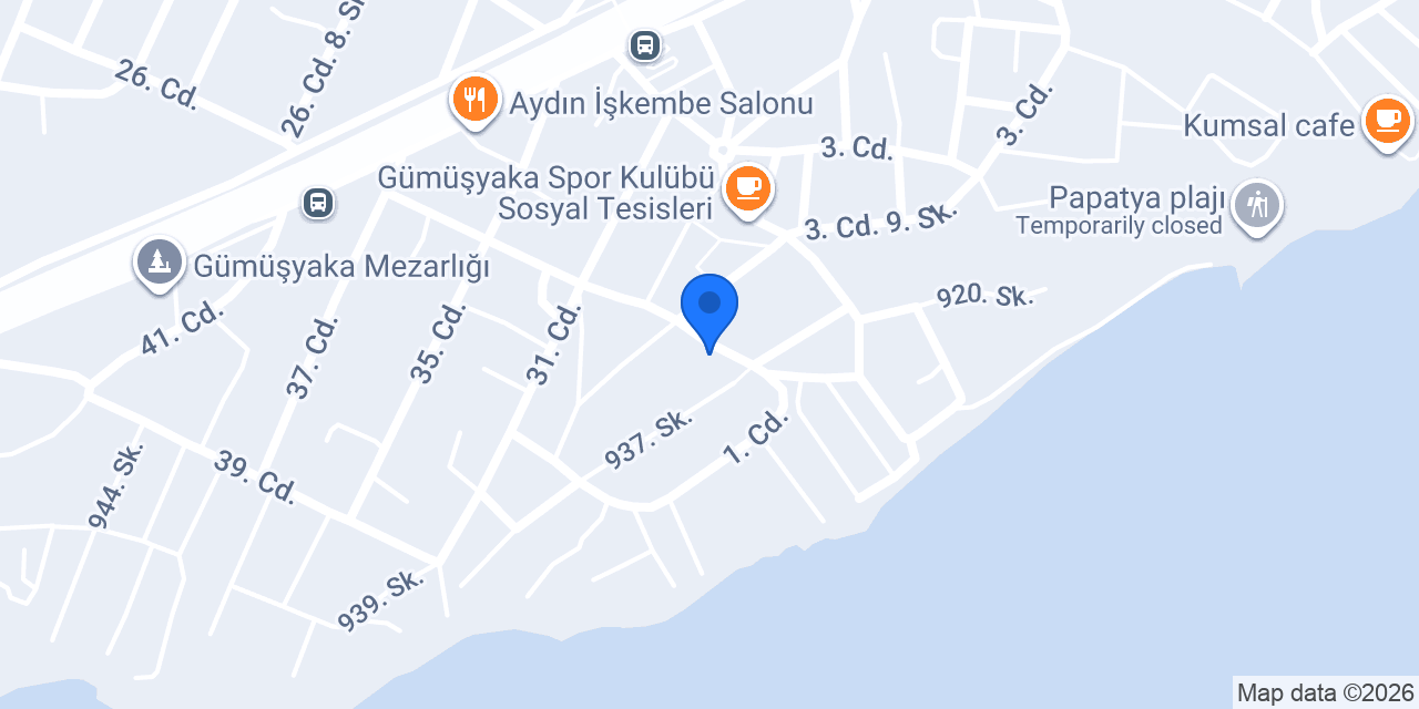 Çağdaş Çay Bahçesi konumu