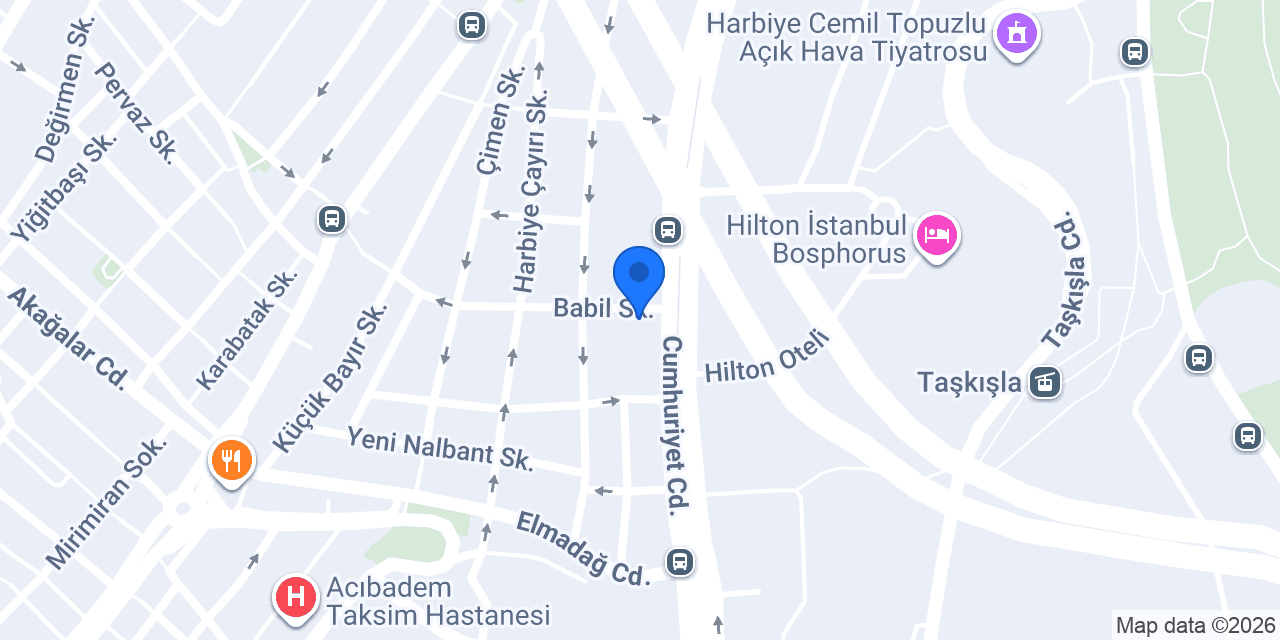 Harbiye elektrikçi Daştan elektrik konumu