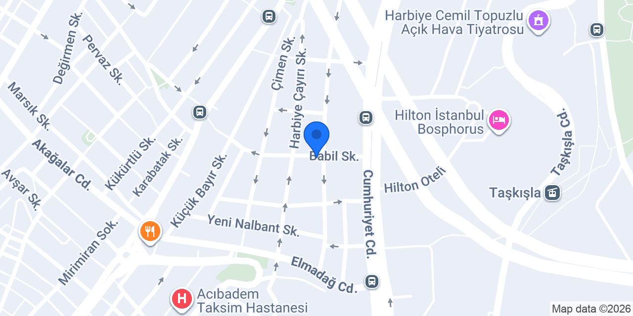 Özçağdaş Börek Salonu konumu