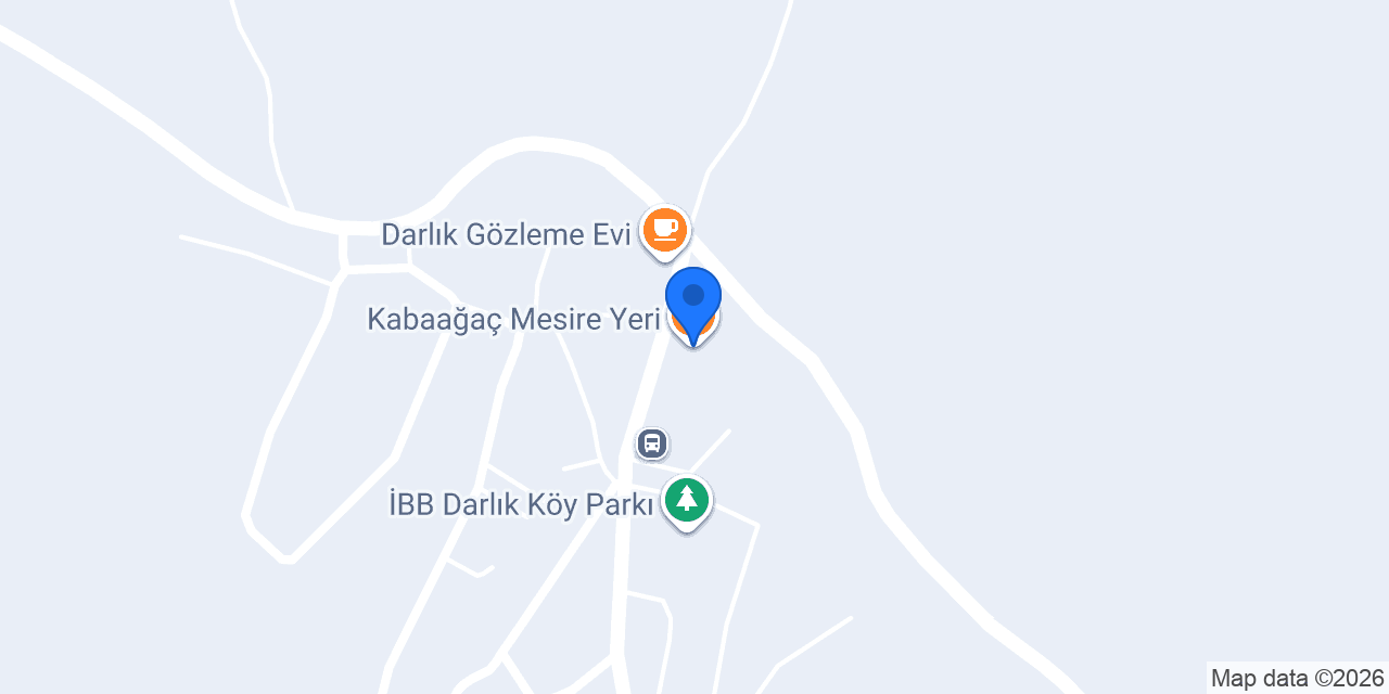 Kabaağaç Mesire Yeri konumu