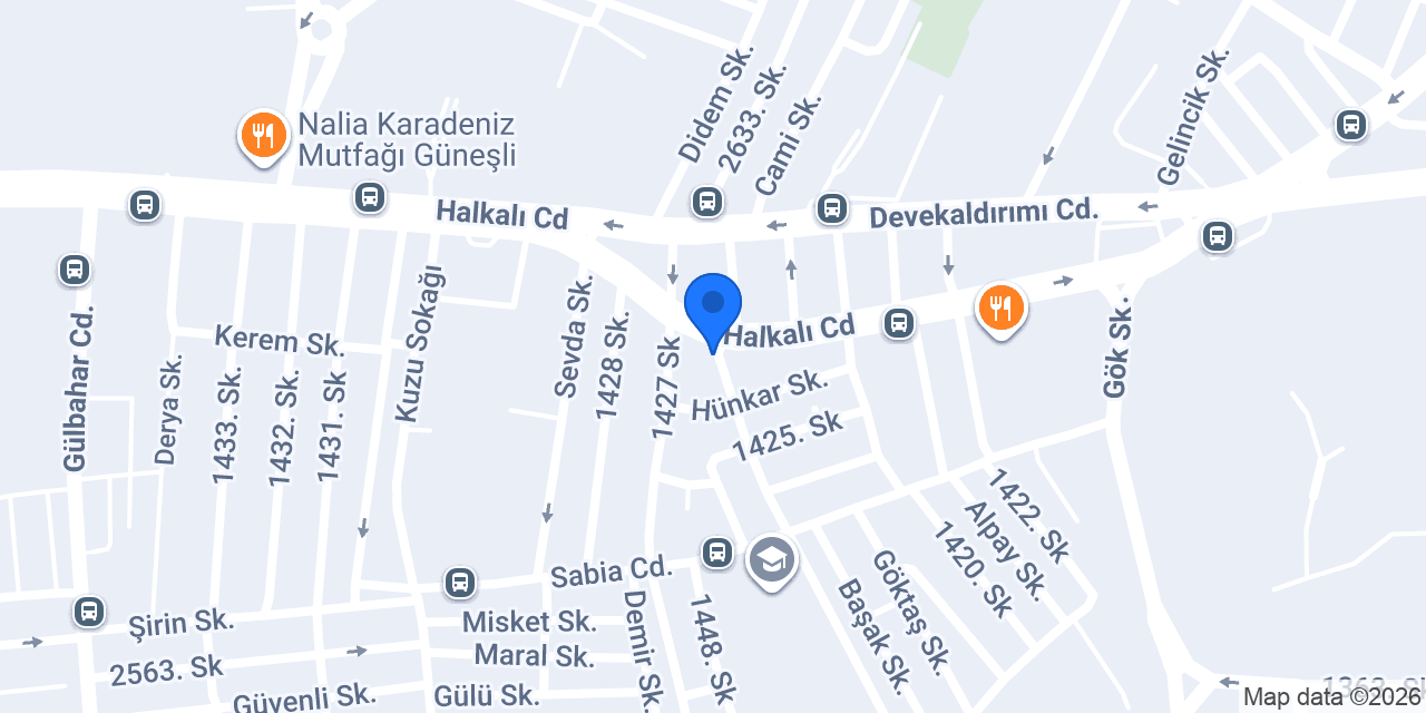 Feriye Eczanesi konumu