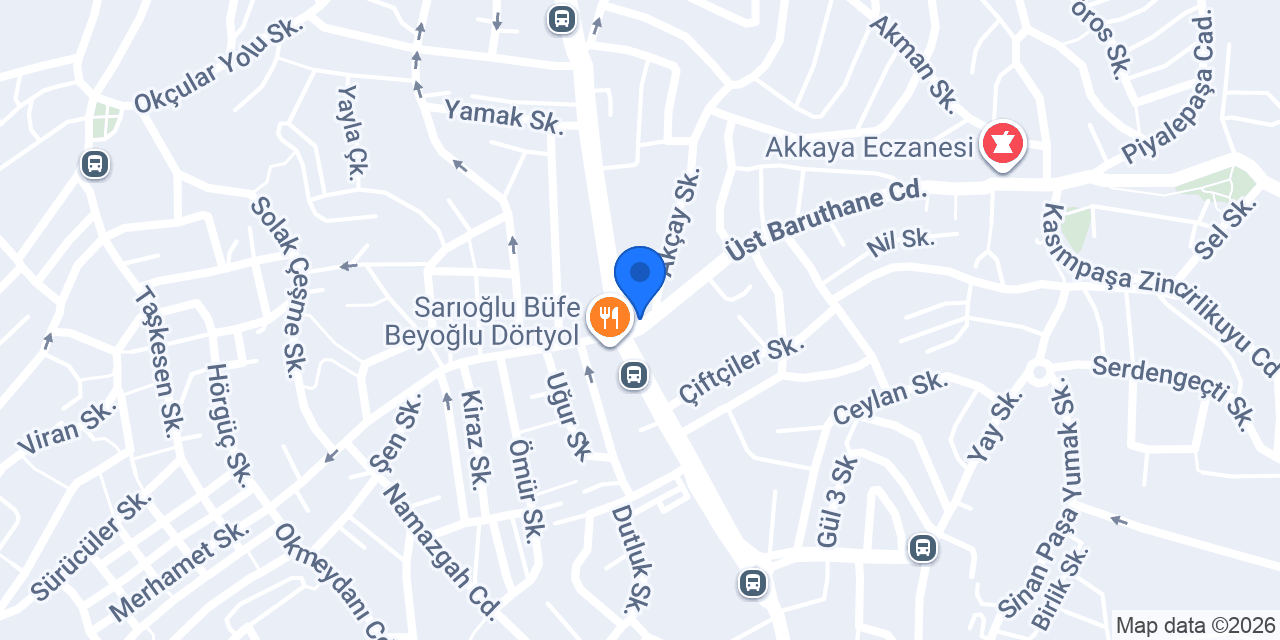 Modern Unlu Mamulleri konumu