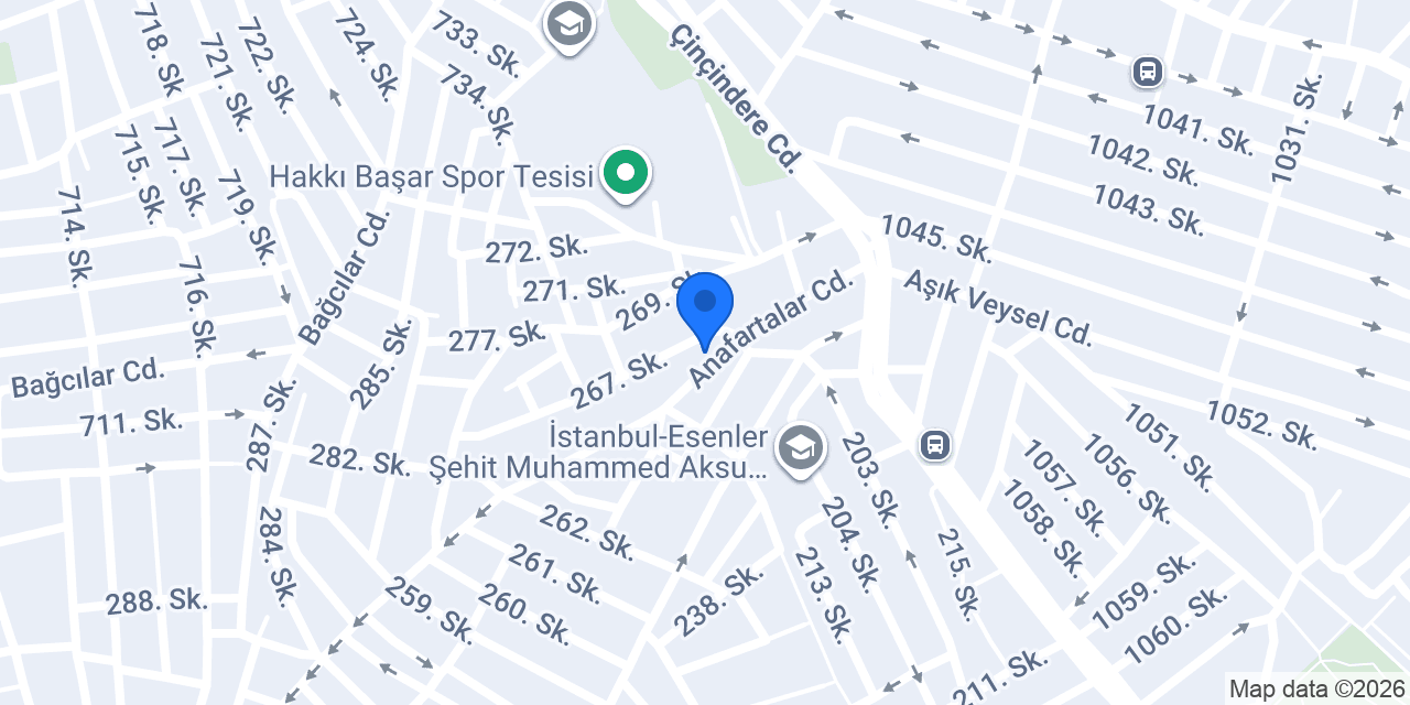 Başak İnşaat ve Çelİkkapi konumu