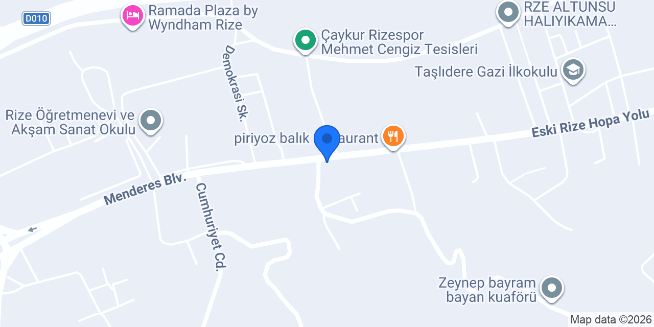 Bizim kasap konumu