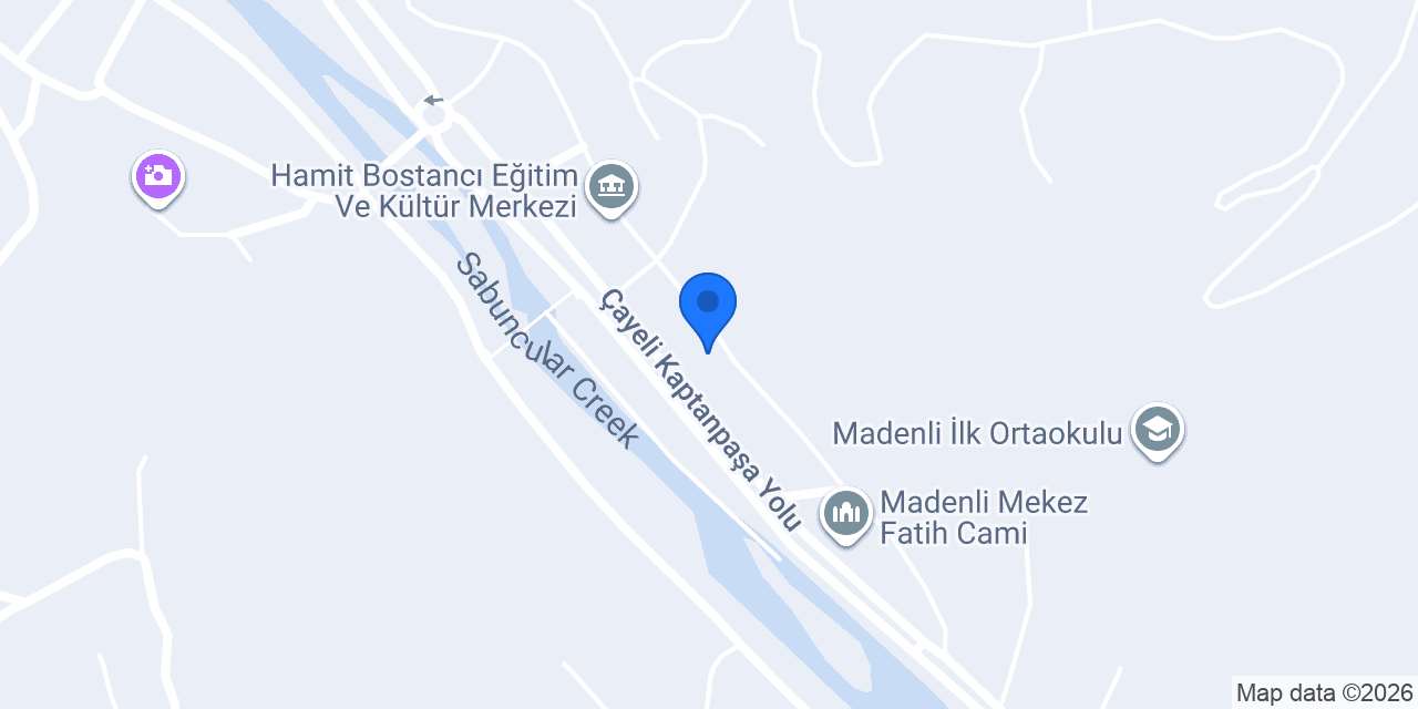 MADENLİ BELEDİYESİ konumu
